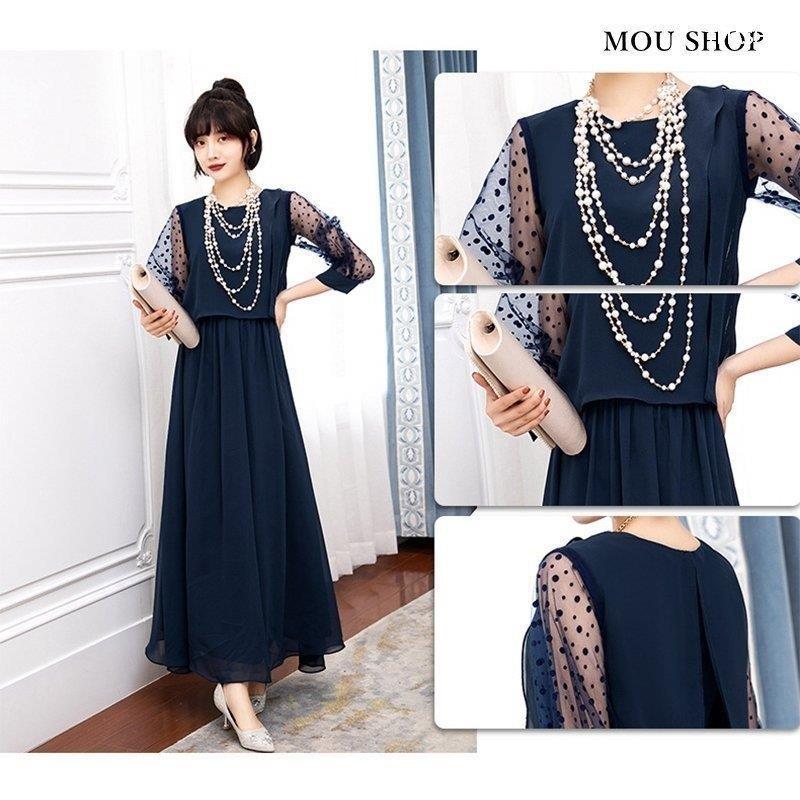 パーティードレス 10代 50代 30代40代 ワンピース おしゃれ フォーマル お呼ばれ シフォン マキシ キャバ 秋 冬 カラードレス 結婚式 成人式