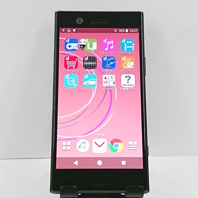 Xperia XZ1 Compact SO-02K ドコモ ブラック 送料無料 本体 c08908 【中古】