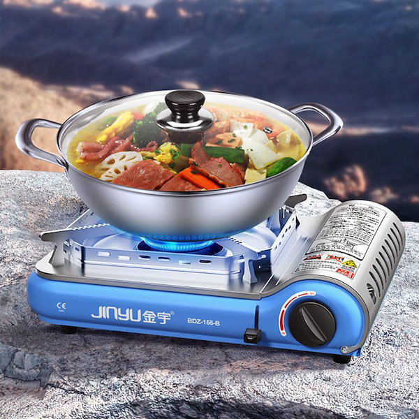 Qoo10] jinyu カセットストーブ キャンプ