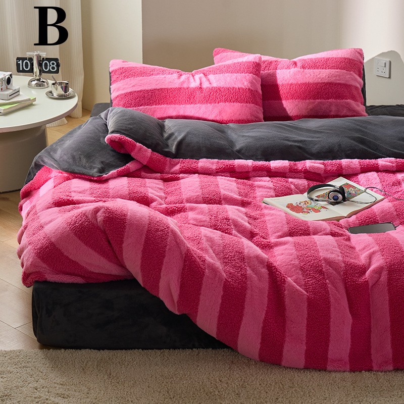 『目玉新商品』布団カバー 4点セット ダブル セミダブル寝具カバーセット ストライプ柄 布団カバーセット フランネル あったか 秋冬 掛け布団カバー 敷き布団カバー ベッドシーツ ボックスシーツ 枕カ 『目玉新商品』布団カバー 4点セット ダブル セミダブル寝具カバーセット ストライプ柄 布団カバーセット フランネル あったか 秋冬 掛け布団カバー 敷き布団カバー ベッドシーツ ボックスシーツ 枕カ