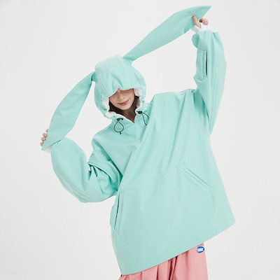 Qoo10] スノーボードウェア ウサギ耳 可愛い 1 : アウトドア