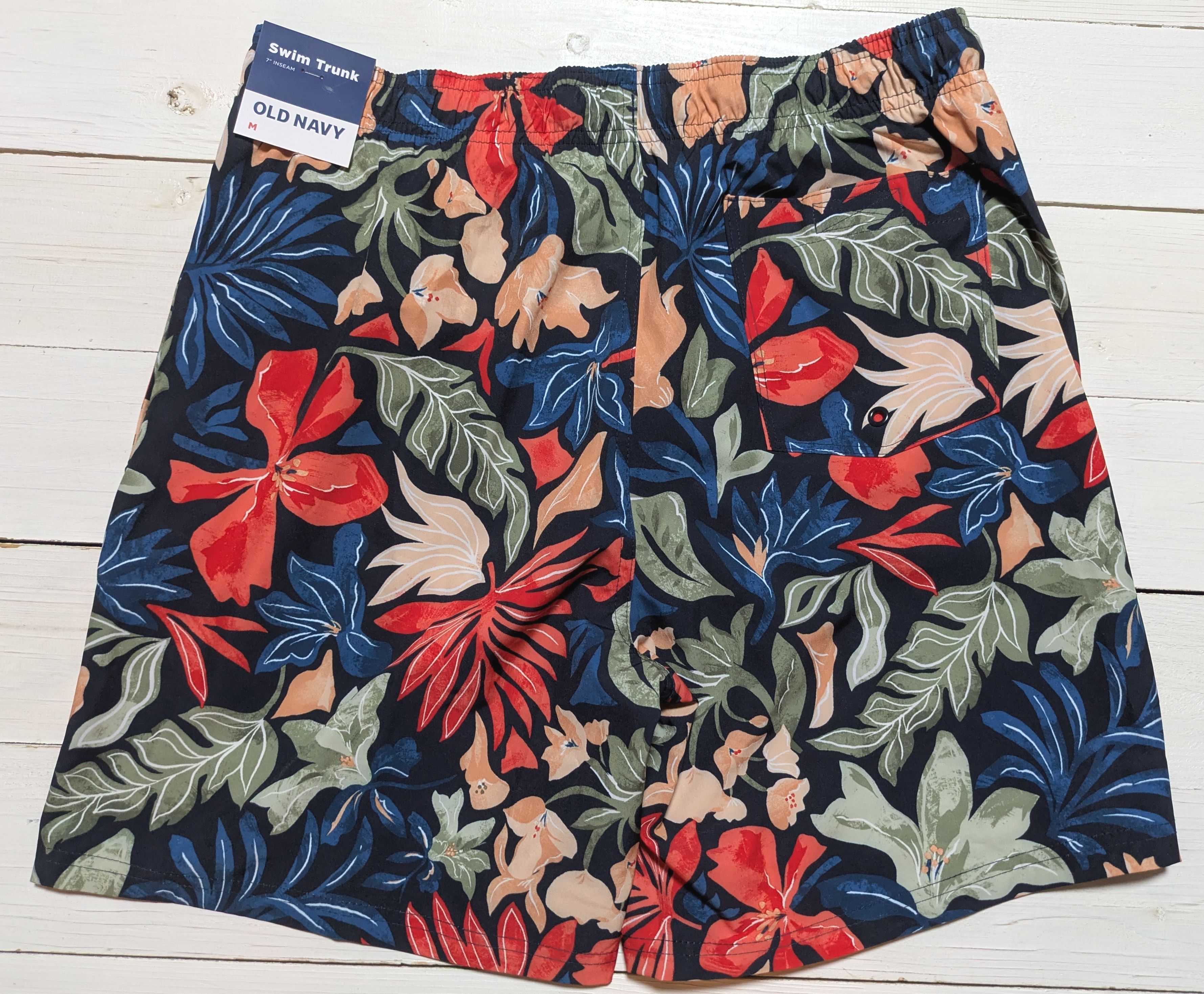 オールドネイビー 海水パンツ スイムパンツ サーフトランクス 水着 ネイビー メンズ OLD NAVY 001