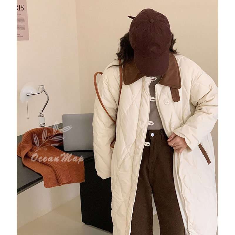 ロングコート レディース 冬 大きいサイズ ベンチコート キルティング コート ジャケット ダウンジャケット ダウンコート ポケット 着痩せ 無地 冬服 軽量 防寒 アウトドア 通勤 スタイリッシュ