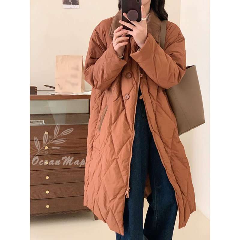 ロングコート レディース 冬 大きいサイズ ベンチコート キルティング コート ジャケット ダウンジャケット ダウンコート ポケット 着痩せ 無地 冬服 軽量 防寒 アウトドア 通勤 スタイリッシュ
