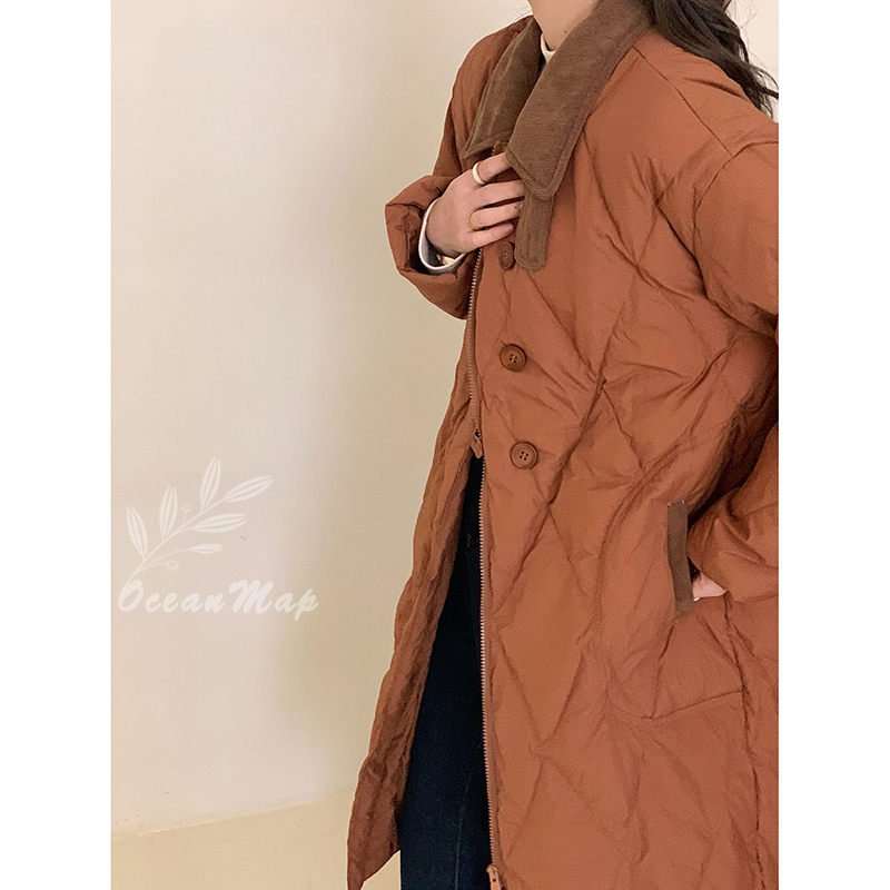 ロングコート レディース 冬 大きいサイズ ベンチコート キルティング コート ジャケット ダウンジャケット ダウンコート ポケット 着痩せ 無地 冬服 軽量 防寒 アウトドア 通勤 スタイリッシュ