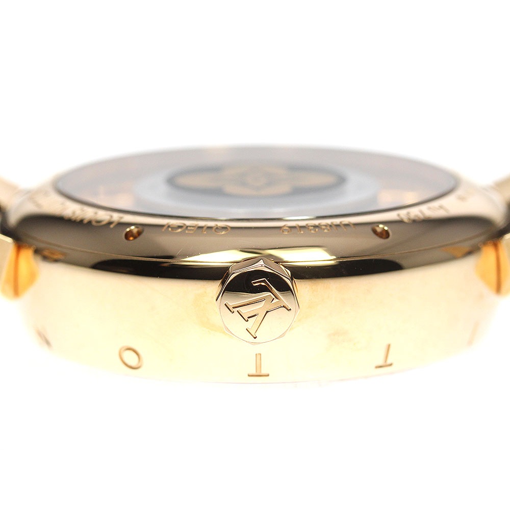 ルイヴィトン LOUIS VUITTON Q1BGIY スピンタイム レインボー ジャパンリミテッド K18PG 自動巻き メンズ 良品 箱保証書付き_796724【中古】