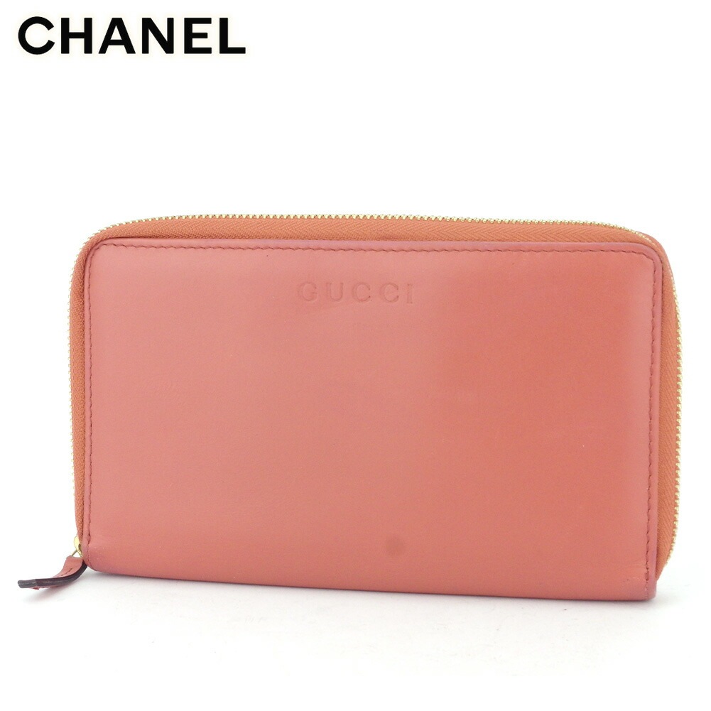 長財布 ラウンドファスナー 財布 ロゴ レディース トラベルウォレット ピンク ゴールド 中古 長財布 ラウンドファスナー 財布 ロゴ レディース トラベルウォレット ピンク ゴールド 中古