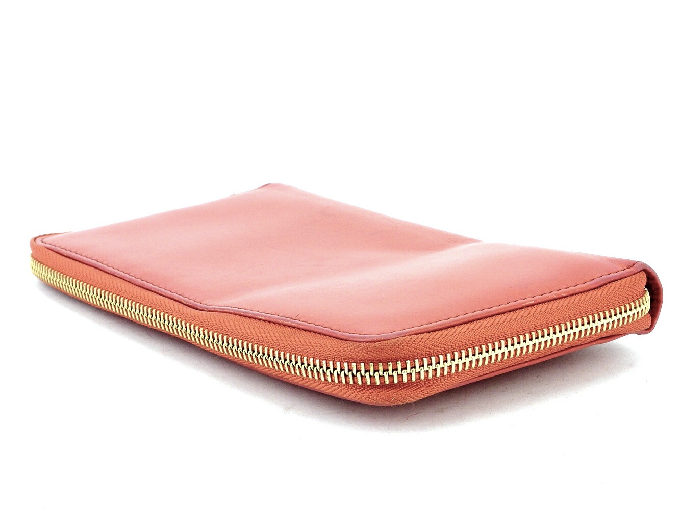 長財布 ラウンドファスナー 財布 ロゴ レディース トラベルウォレット ピンク ゴールド 中古 長財布 ラウンドファスナー 財布 ロゴ レディース トラベルウォレット ピンク ゴールド 中古