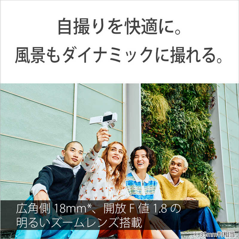 ソニー　SONY　コンパクトデジタルカメラ　VLOGCAM ZV-1 II G W シューティンググリップキット ホワイト