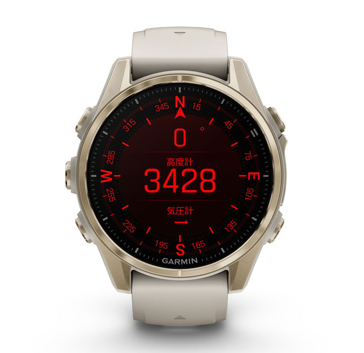 ガーミン fenix 8 Sapphire AMOLED 43mm Soft Gold / Fog Gray 【Suica対応】スマートウォッチ 010-02903-16 ガーミン fenix 8 Sapphire AMOLED 43mm Soft Gold / Fog Gray 【Suica対応】スマートウォッチ 010-02903-16