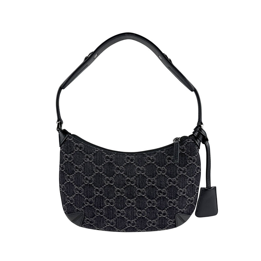 グッチ GUCCI ショルダーバッグ レザー/GGデニム ブラック レディース 774719 z5509 グッチ GUCCI ショルダーバッグ レザー/GGデニム ブラック レディース 774719 z5509