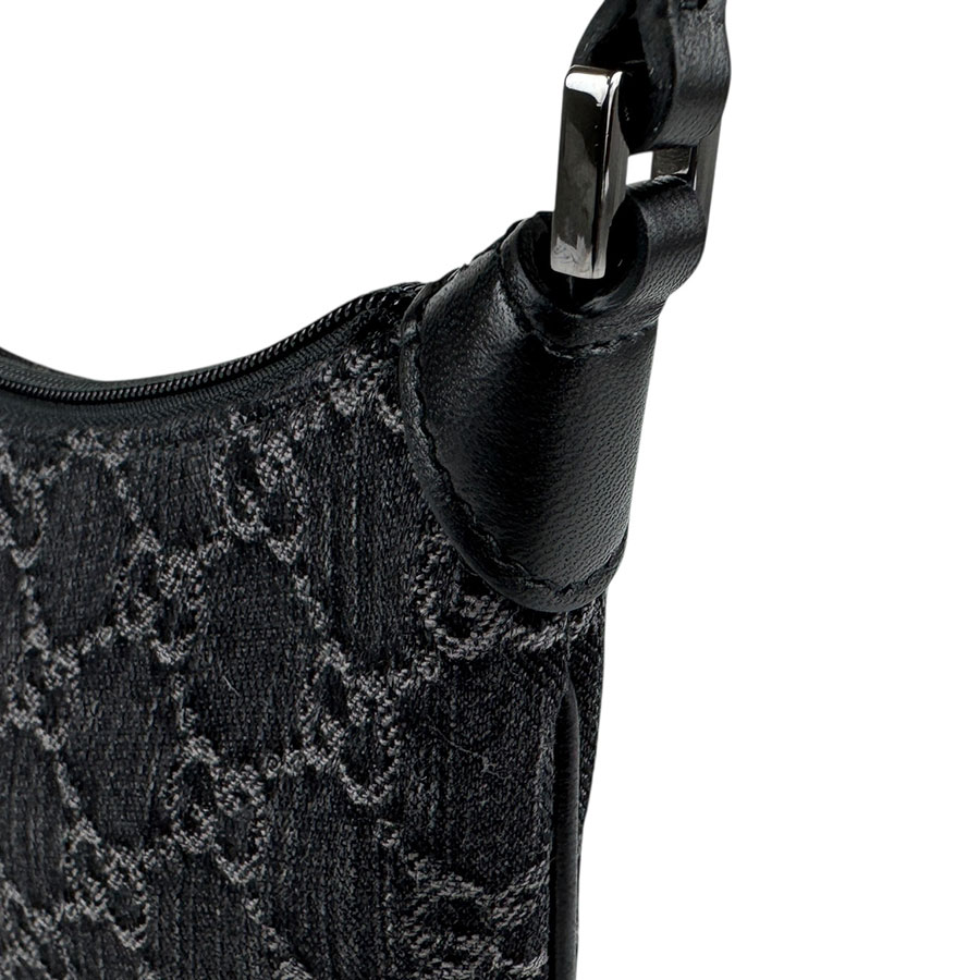 グッチ GUCCI ショルダーバッグ レザー/GGデニム ブラック レディース 774719 z5509 グッチ GUCCI ショルダーバッグ レザー/GGデニム ブラック レディース 774719 z5509