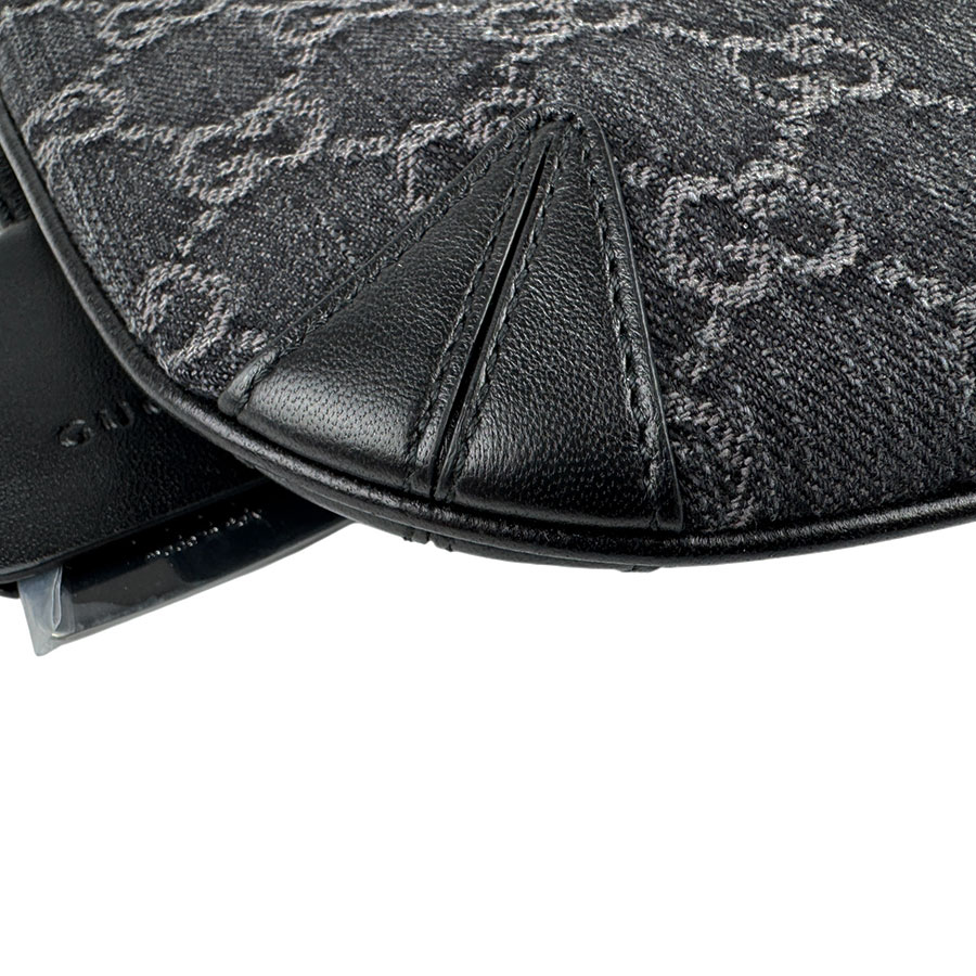 グッチ GUCCI ショルダーバッグ レザー/GGデニム ブラック レディース 774719 z5509 グッチ GUCCI ショルダーバッグ レザー/GGデニム ブラック レディース 774719 z5509