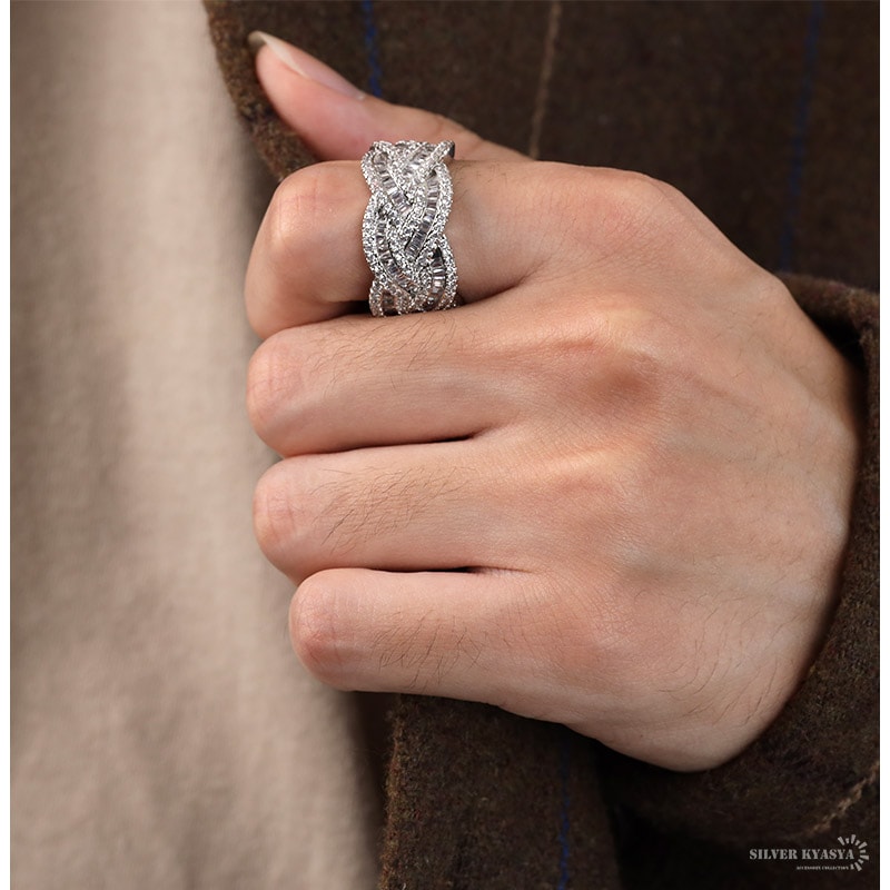 ブリンブリンリング パヴェ [r305-silver]