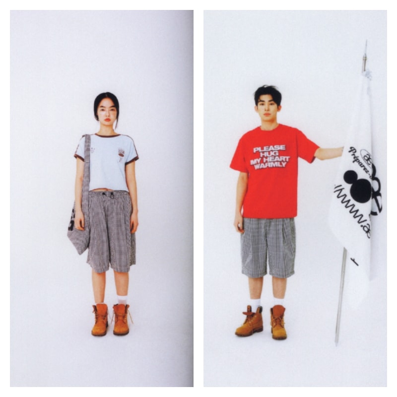 【aeae】 NYLON CHECK SHORTS : WHITE 【aeae】 NYLON CHECK SHORTS : WHITE