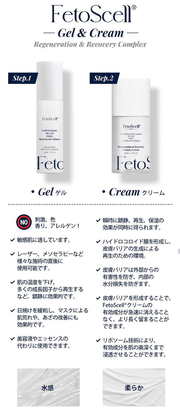 FetoScell(フェトセル)保湿ジェル FetoScell(フェトセル)保湿ジェル 1+1】フェトセル ジェル30ml 塗る