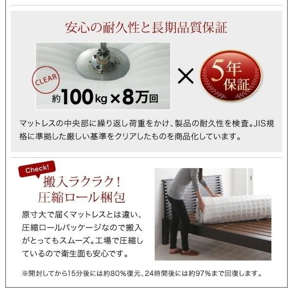 ロータイプ クィーンベッド プレミアムポケットコイルマットレスセット フロア ローベッド コンセント 宮棚 幅広フレーム ベッドセット