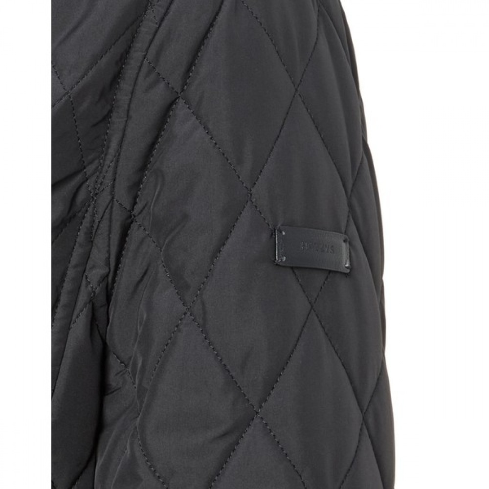 (ヘッジスレディース) 25SS クラシックハーフキルトジャンパーブラック HSJU5AC11BA (ヘッジスレディース) 25SS クラシックハーフキルトジャンパーブラック HSJU5AC11BA