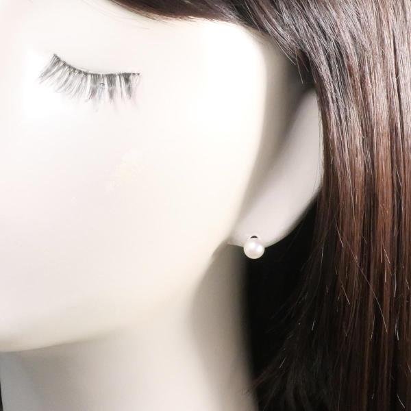 K18 18金 YG イエローゴールド ピアス パール 総重量約1.0g