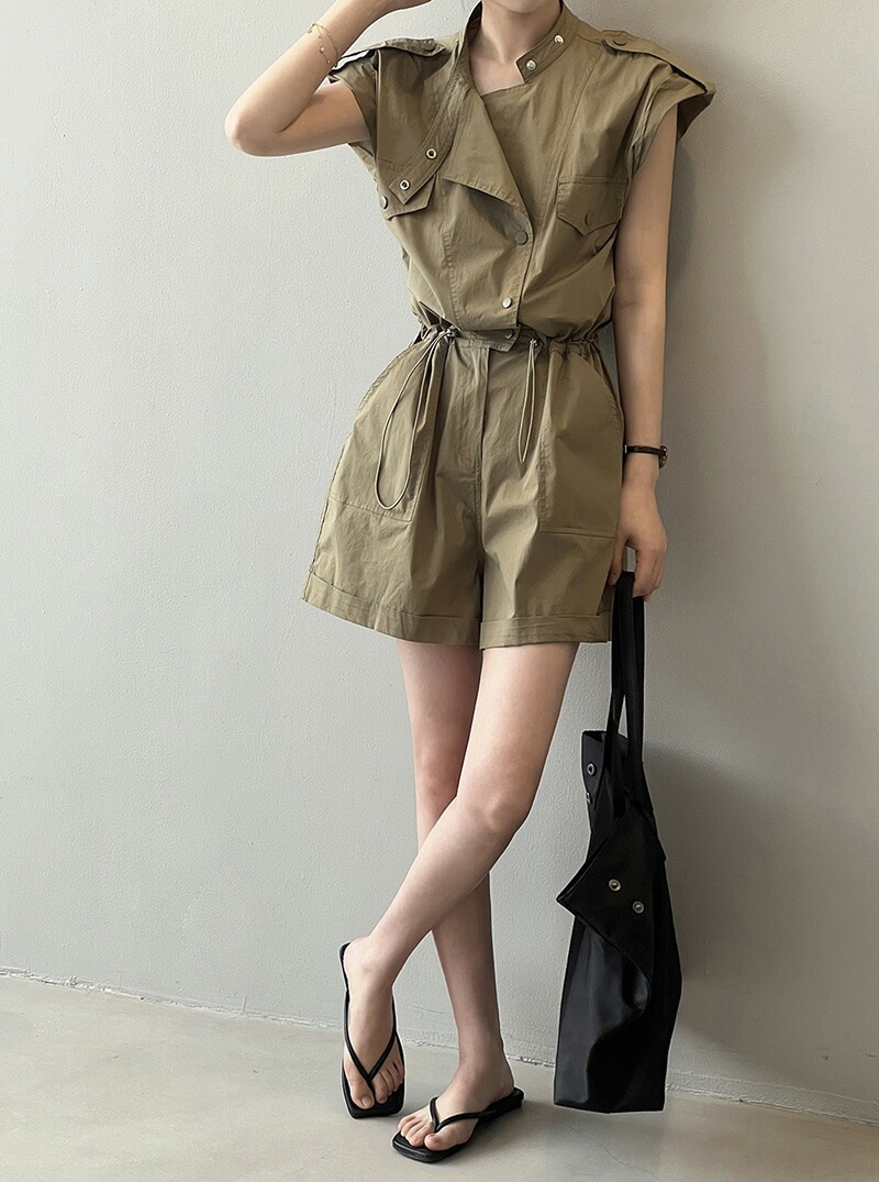 オールインワン レディース サロペット つなぎ 夏用 サロペット オーバーオール サロぺ パンツ 体型カバー 半袖つなぎ ポケット付き 大きいサイズ ゆったり マタニティ 半袖 袖あり 春 夏 涼しい