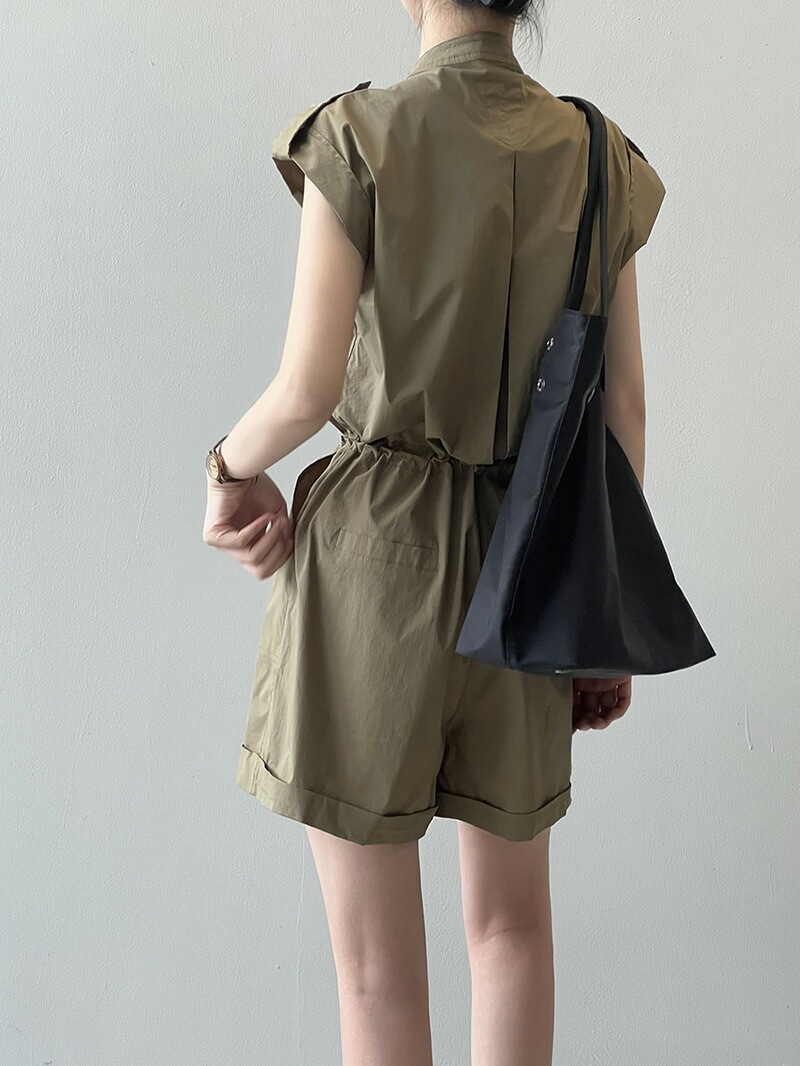 オールインワン レディース サロペット つなぎ 夏用 サロペット オーバーオール サロぺ パンツ 体型カバー 半袖つなぎ ポケット付き 大きいサイズ ゆったり マタニティ 半袖 袖あり 春 夏 涼しい