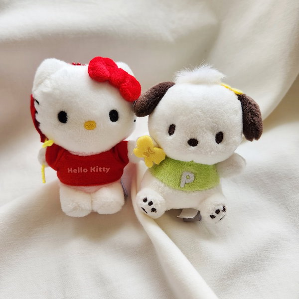 キティ　着ぐるみ　ポチャッコ　マスコット　ぬいぐるみ　キーホルダー　サンリオ ポチャッコ 着ぐるみマスコットホルダー｜サンリオオンラインショップ