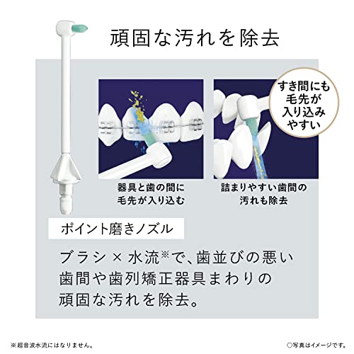 パナソニック 口腔洗浄器 ジェットウォッシャー ドルツ 超音波水流 防水 コードレス 白 EW-DJ55-W
