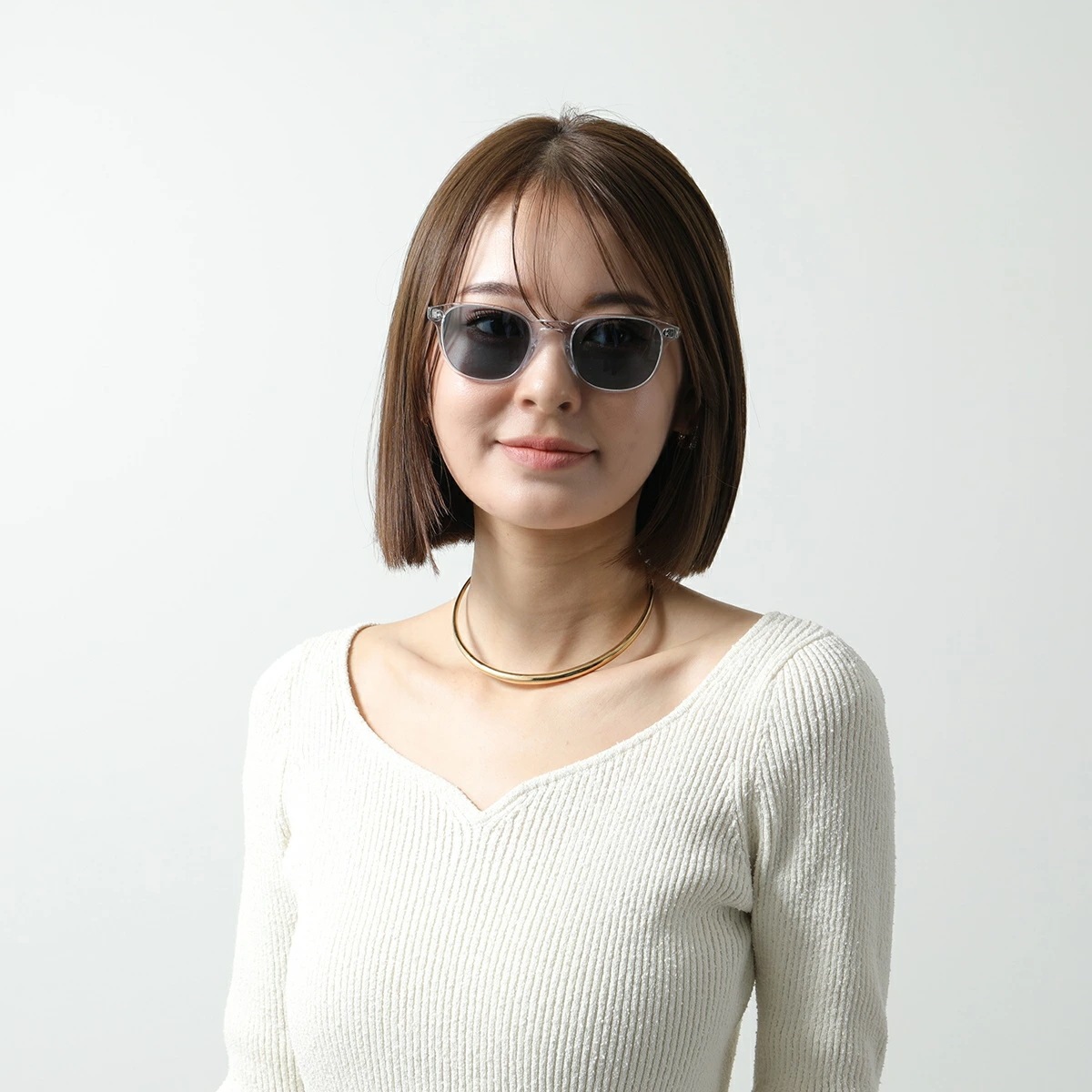 OLIVER PEOPLES オリバーピープルズ サングラス Fairmont Sun OV5219S レディース パントスシェイプ クリアフレーム フルリム アイウェア カラー2色