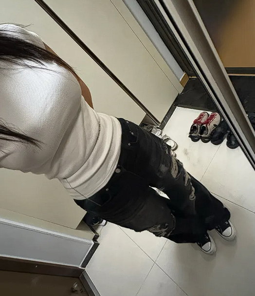 ROCKCAKE/aespa カリナ 着用/Faye Damage Jeans/ユニセックス aespa カリナ着用】Faye damage jeans – hyein