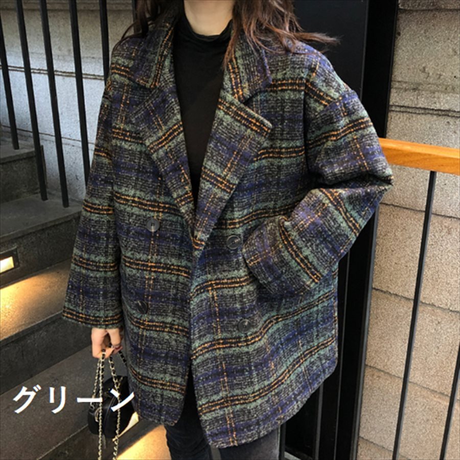 アウター ショートコート ジャケット コート 羽織り 2色 チェスターコート ショート ショート丈 袖あり 長袖 Vネック フレア Aライン ポケット ウール かわいい 大人可愛い 綺麗