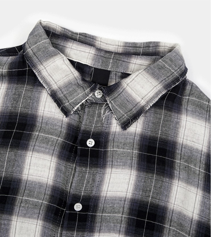 [COSYHARU公式]Cutting Detail Oversized Fit Shirt