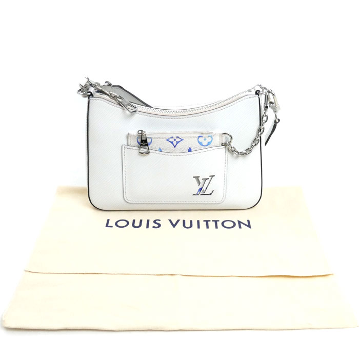 LOUIS VUITTON ルイ・ヴィトン マレル 2Wayショルダーバッグ エピ ホワイト M25316 IC レディース 中古