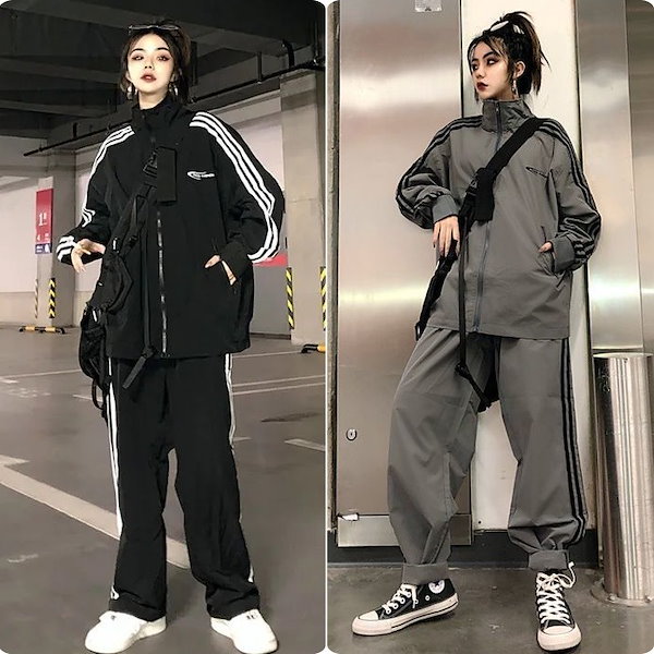 Qoo10] 春夏 新作入荷 セットアップ 運動スーツ