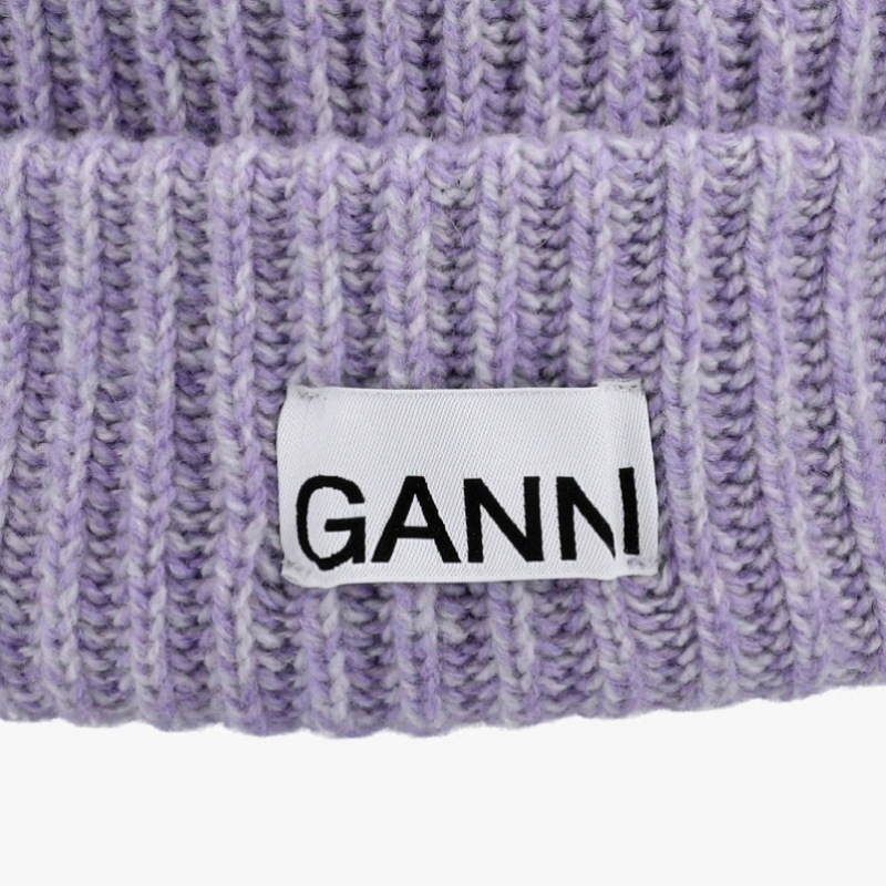 ガンニ A6439 233 ロゴパッチストラクチャードビーニー ガンニ A6439 233 ロゴパッチストラクチャードビーニー