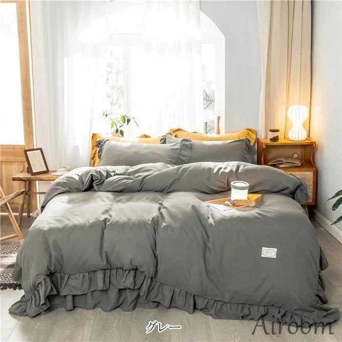 【新作入荷】布団カバー シングル フリル付き 春夏秋冬 無地 3点セット 掛け布団カバー かわいい 寝具カバーセット フラットシーツ 枕カバー セミシングル 敷布団カバー orange 【新作入荷】布団カバー シングル フリル付き 春夏秋冬 無地 3点セット 掛け布団カバー かわいい 寝具カバーセット フラットシーツ 枕カバー セミシングル 敷布団カバー orange