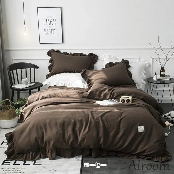 【新作入荷】布団カバー シングル フリル付き 春夏秋冬 無地 3点セット 掛け布団カバー かわいい 寝具カバーセット フラットシーツ 枕カバー セミシングル 敷布団カバー orange 【新作入荷】布団カバー シングル フリル付き 春夏秋冬 無地 3点セット 掛け布団カバー かわいい 寝具カバーセット フラットシーツ 枕カバー セミシングル 敷布団カバー orange