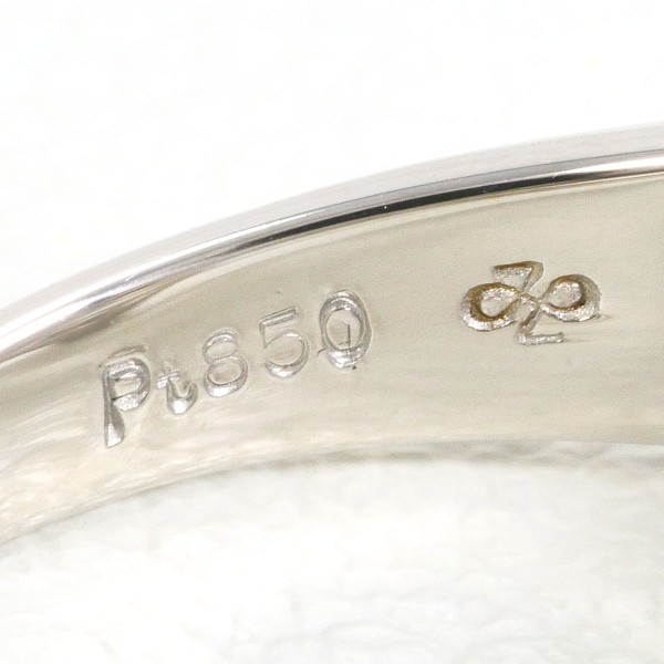 PT850 プラチナ リング 指輪 14号 ダイヤ 0.05 総重量約3.8g ジュエリー 中古