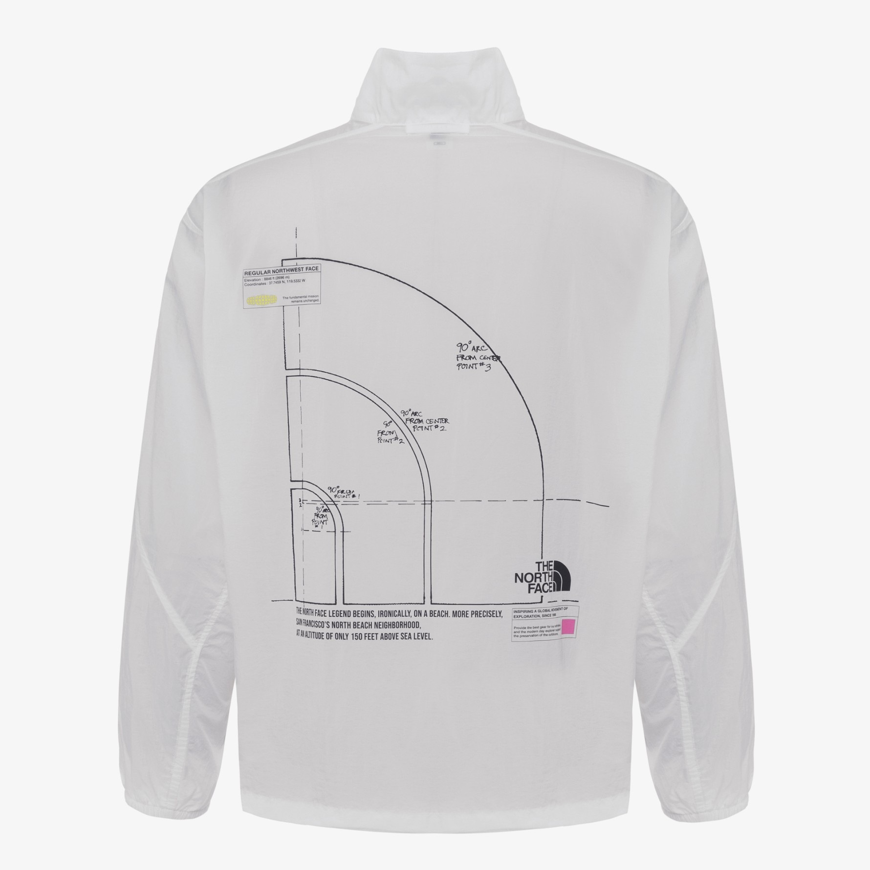 ホワイトラベル ユニセックス メンズ レディース ドーム ロゴ ジャケット NJ3LR03 日常 デイリー カジュアル アウトドア スポーツ トレーニング ビッグ サイズ