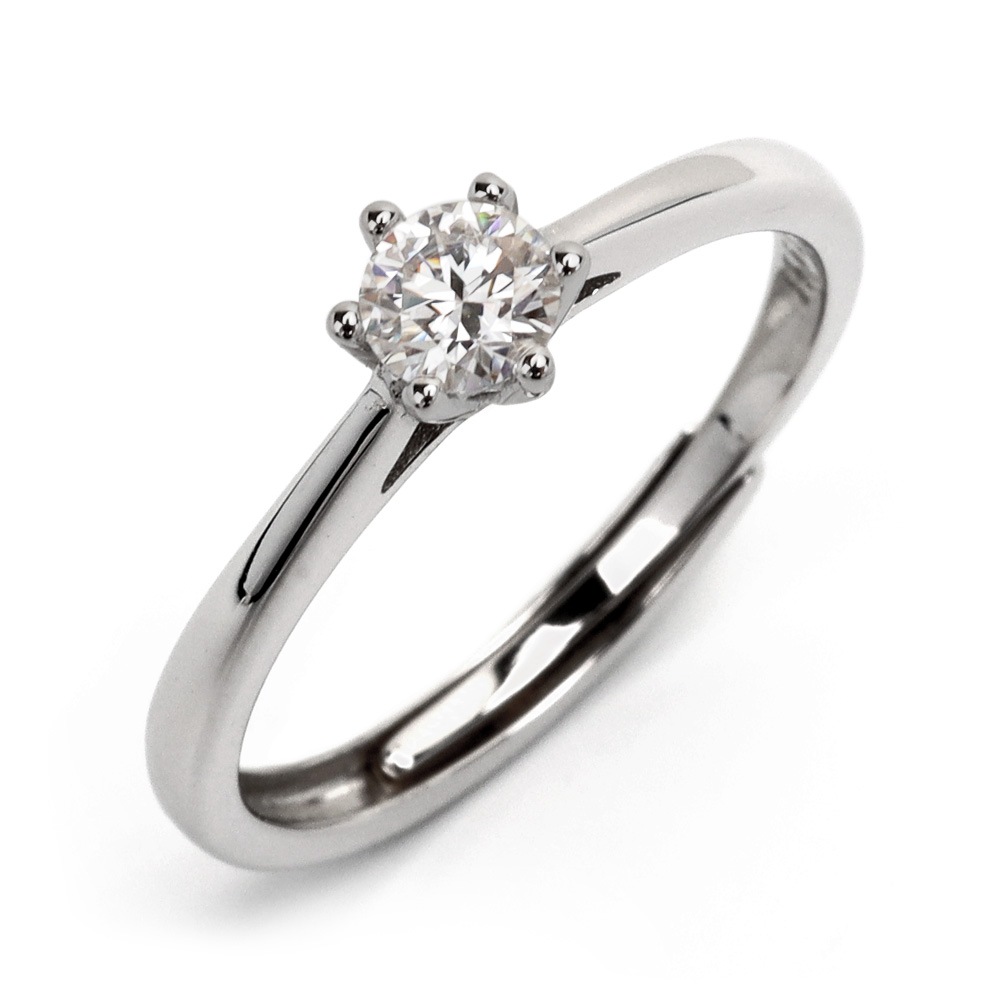 モアサナイト 925リング 0.3ct [cr467-03ct]