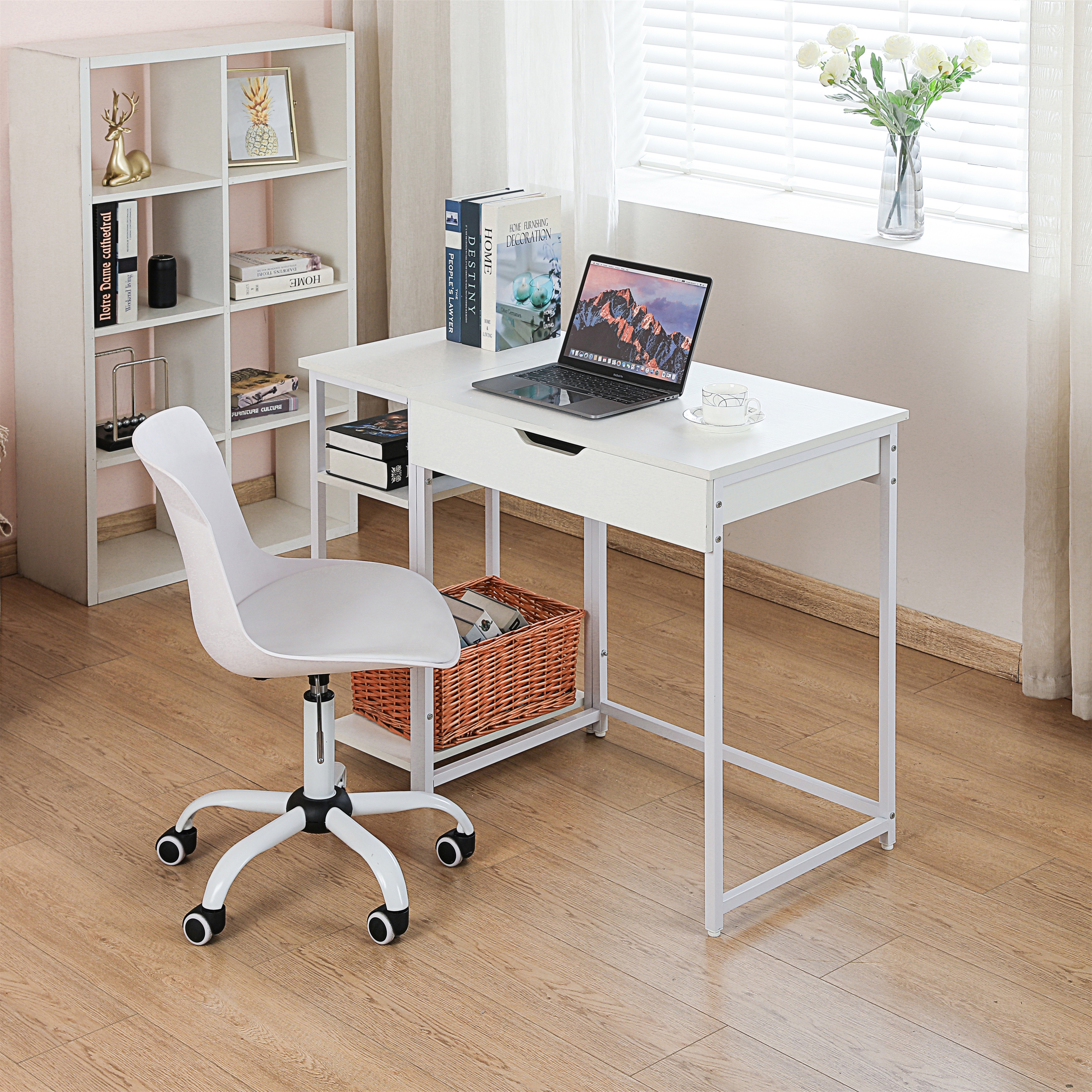 【国内出荷-送.料.無.料】【人気商品】【ホワイト】パソコンデスク一体分割両用引き出し付き学習机勉強机書斎机収納ラック付き木製学習机勉強机ミシン台書斎机~267 【国内出荷-送.料.無.料】【人気商品】【ホワイト】パソコンデスク一体分割両用引き出し付き学習机勉強机書斎机収納ラック付き木製学習机勉強机ミシン台書斎机~267