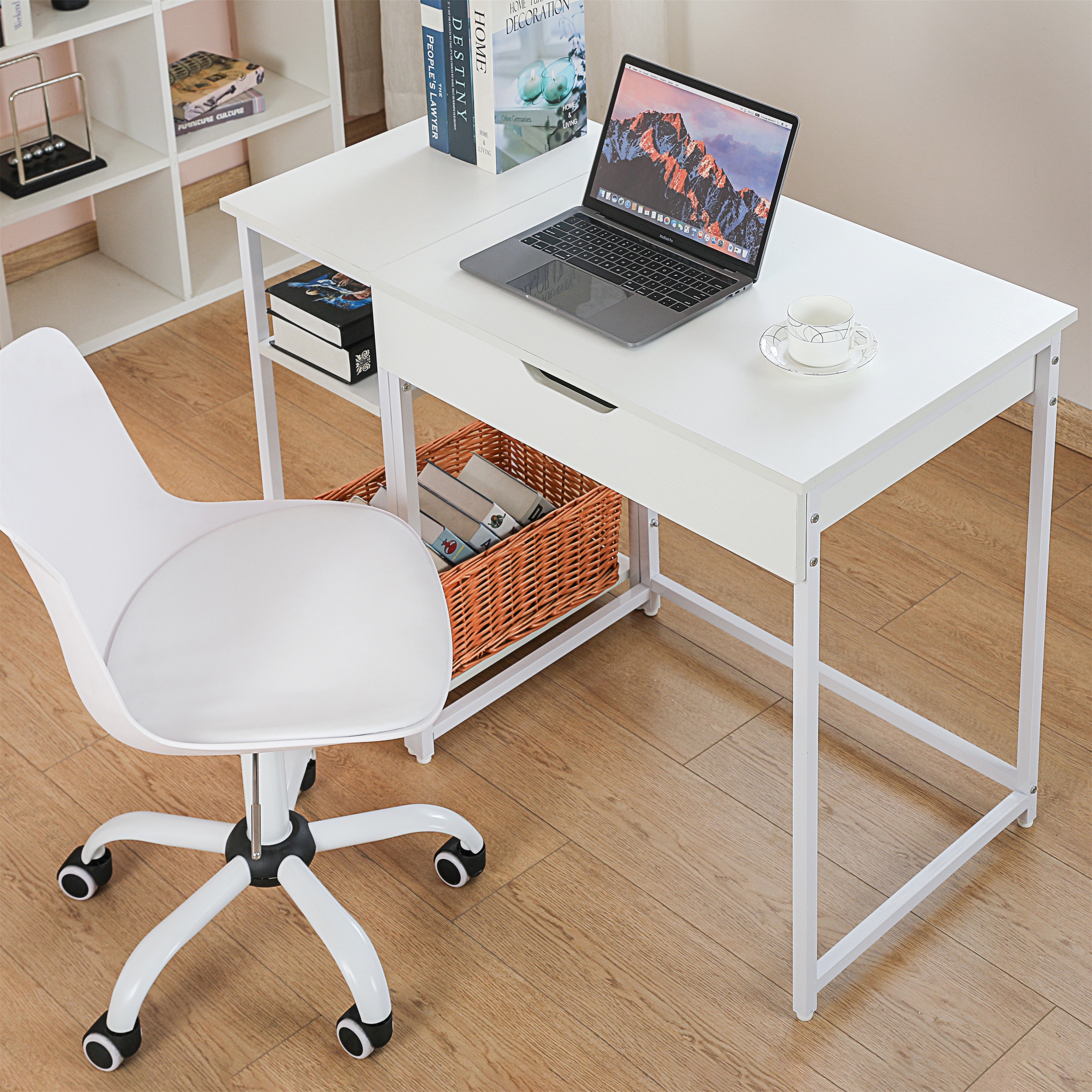 【国内出荷-送.料.無.料】【人気商品】【ホワイト】パソコンデスク一体分割両用引き出し付き学習机勉強机書斎机収納ラック付き木製学習机勉強机ミシン台書斎机~267 【国内出荷-送.料.無.料】【人気商品】【ホワイト】パソコンデスク一体分割両用引き出し付き学習机勉強机書斎机収納ラック付き木製学習机勉強机ミシン台書斎机~267