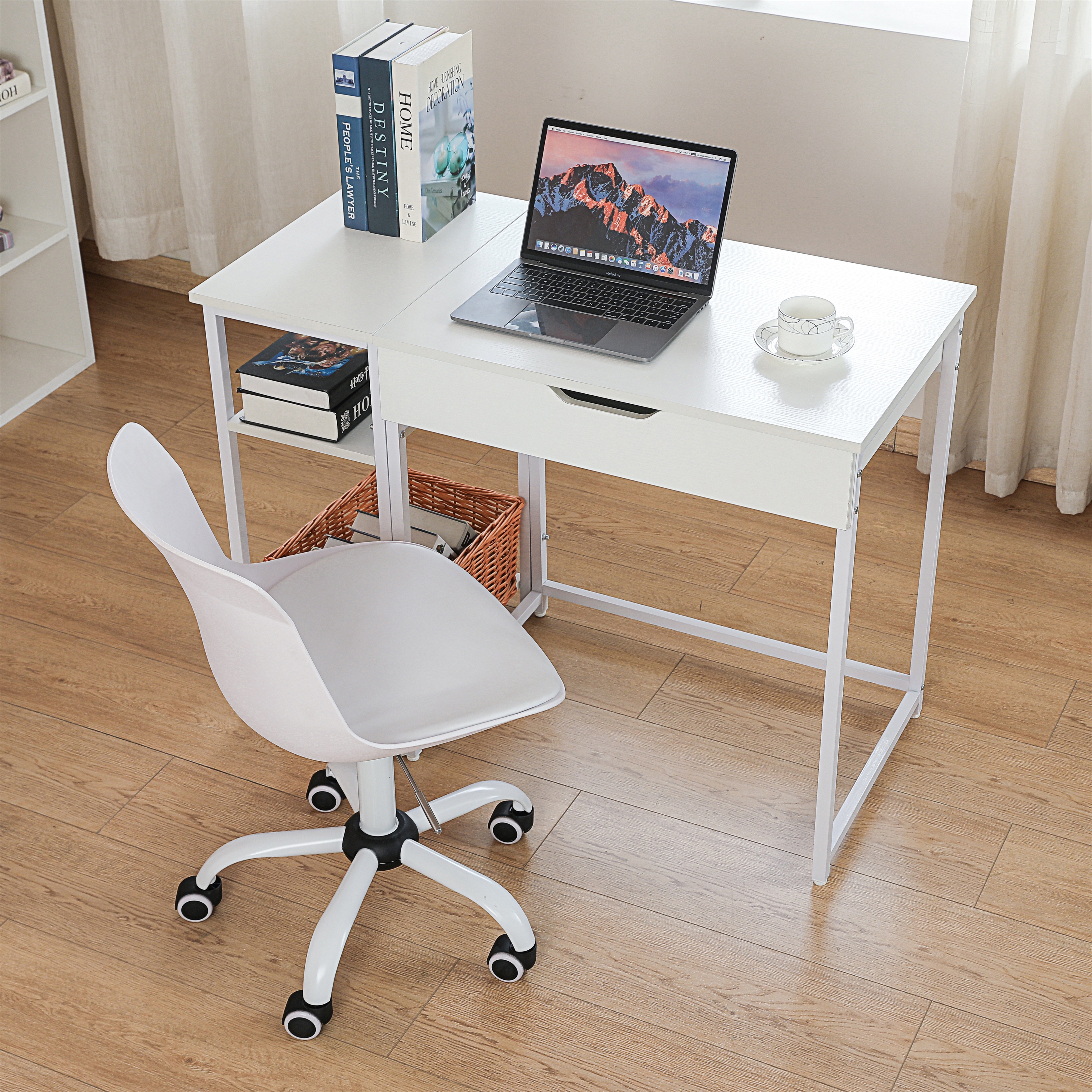 【国内出荷-送.料.無.料】【人気商品】【ホワイト】パソコンデスク一体分割両用引き出し付き学習机勉強机書斎机収納ラック付き木製学習机勉強机ミシン台書斎机~267 【国内出荷-送.料.無.料】【人気商品】【ホワイト】パソコンデスク一体分割両用引き出し付き学習机勉強机書斎机収納ラック付き木製学習机勉強机ミシン台書斎机~267