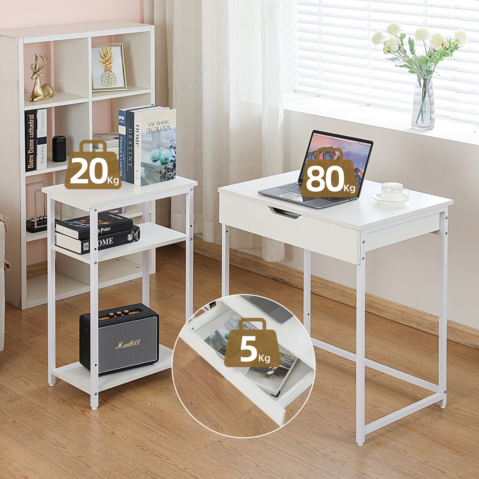 【国内出荷-送.料.無.料】【人気商品】【ホワイト】パソコンデスク一体分割両用引き出し付き学習机勉強机書斎机収納ラック付き木製学習机勉強机ミシン台書斎机~267 【国内出荷-送.料.無.料】【人気商品】【ホワイト】パソコンデスク一体分割両用引き出し付き学習机勉強机書斎机収納ラック付き木製学習机勉強机ミシン台書斎机~267