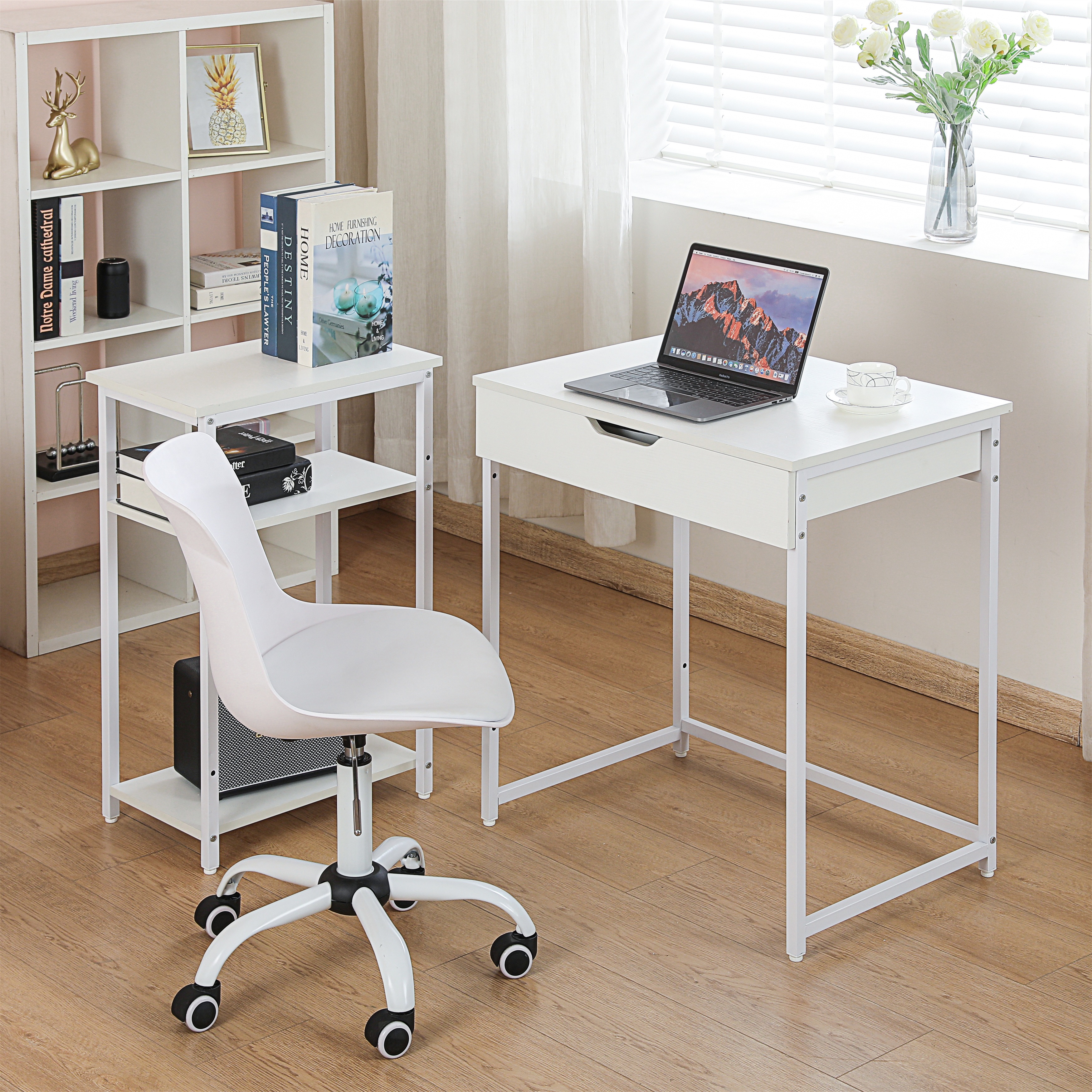 【国内出荷-送.料.無.料】【人気商品】【ホワイト】パソコンデスク一体分割両用引き出し付き学習机勉強机書斎机収納ラック付き木製学習机勉強机ミシン台書斎机~267 【国内出荷-送.料.無.料】【人気商品】【ホワイト】パソコンデスク一体分割両用引き出し付き学習机勉強机書斎机収納ラック付き木製学習机勉強机ミシン台書斎机~267