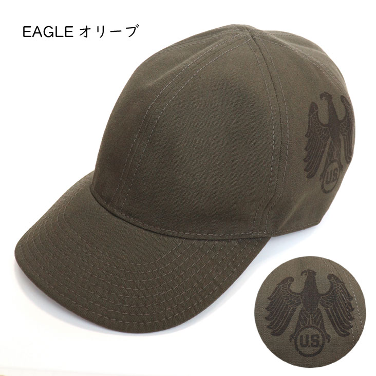 UES ウエス プリントベースボールキャップ made in JAPAN 日本製 プリント 硫化染め ゴム 帽子 経年変化 アメカジ カジュアル メンズ レディース かっこいい 822555