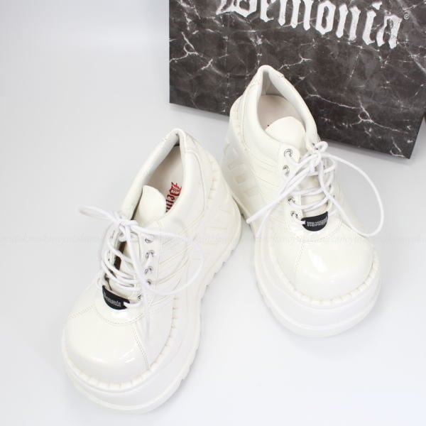 demonia デモニア STOMP-08 / White / 厚底スニーカー【 DEMONIA 