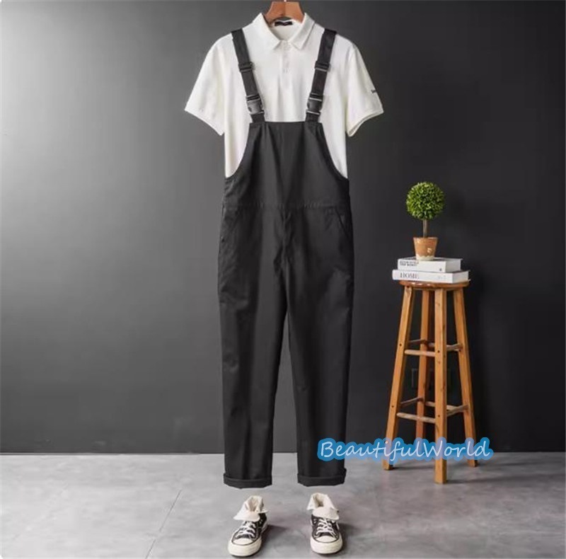 サロペット メンズ オーバーオール つなぎ オールインワン無地 サスペンダー ストリートアメカジ 作業服 春秋 お洒落24bdk22 サロペット メンズ オーバーオール つなぎ オールインワン無地 サスペンダー ストリートアメカジ 作業服 春秋 お洒落24bdk22
