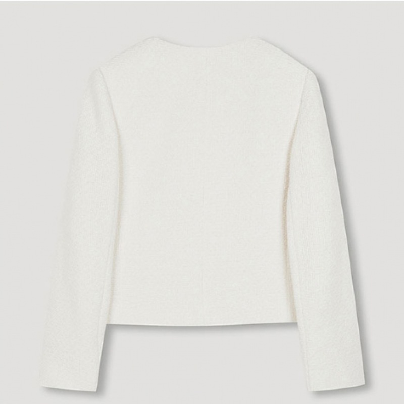 [シーズミス] エレガントな無地ツイードジャケット (価格:468,000ウォン)