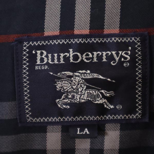 バーバリーズ 90s 日本製 ダウンライナー付き オールド ステンカラーコート LA ネイビー Burberrys 三陽商会 メンズ バーバリーズ 90s 日本製 ダウンライナー付き オールド ステンカラーコート LA ネイビー Burberrys 三陽商会 メンズ