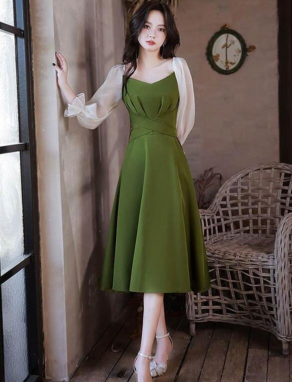 ミモレドレス ひざ下丈ドレス 演奏会 ピアノ 発表会 ブラック 黒 グリーン 緑 ファスナー ラウンドネック 肩出し 袖あり 袖付き フェミニン カクテルドレス 大人 母親 結婚式 体型カバー 誕生日 ミモレドレス ひざ下丈ドレス 演奏会 ピアノ 発表会 ブラック 黒 グリーン 緑 ファスナー ラウンドネック 肩出し 袖あり 袖付き フェミニン カクテルドレス 大人 母親 結婚式 体型カバー 誕生日